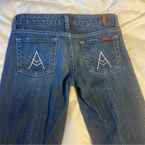 7 for all mankind, “A” pocket flare jeans size 26 - Picture 6 of 9